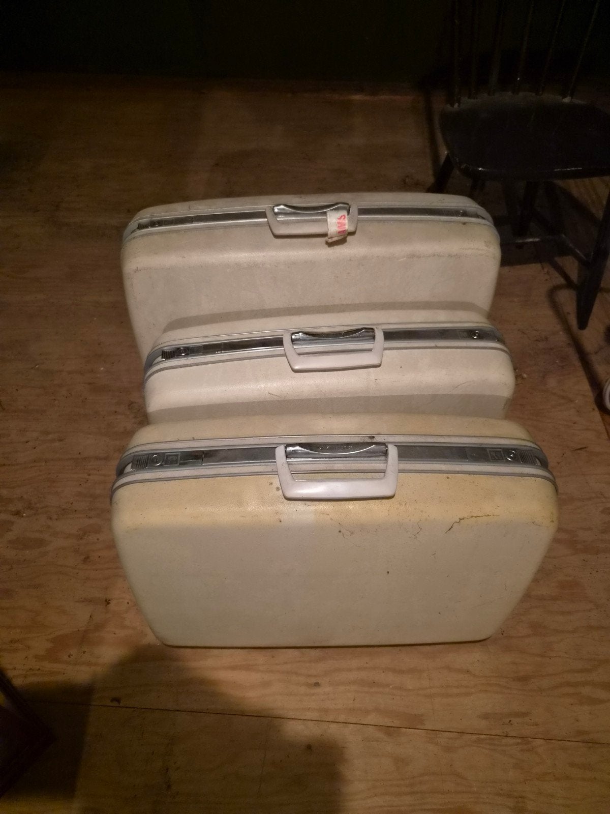 Samsonite Vintage Koffers Set - 1 Grote, 2 Kleine, Ophalen