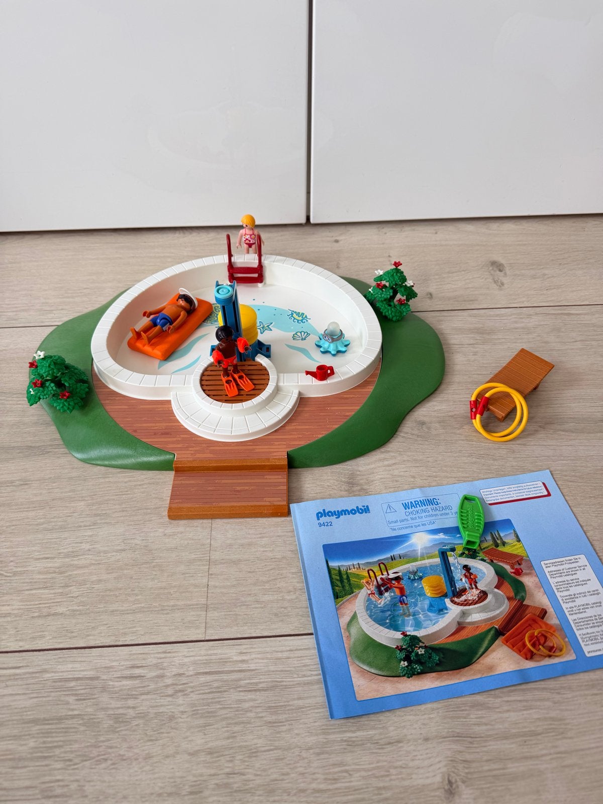 Playmobil Zwembad 9422, Ophalen of Verzenden, Zo goed als nieuw, Complete set