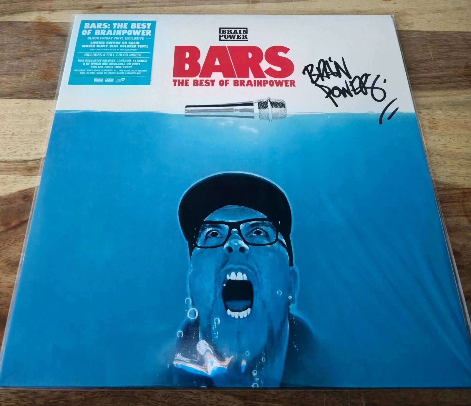 Brainpower - Bars: The Best Of Brainpower (Gesigneerd), LP, Geseald, 12 inch, Nieuw in verpakking