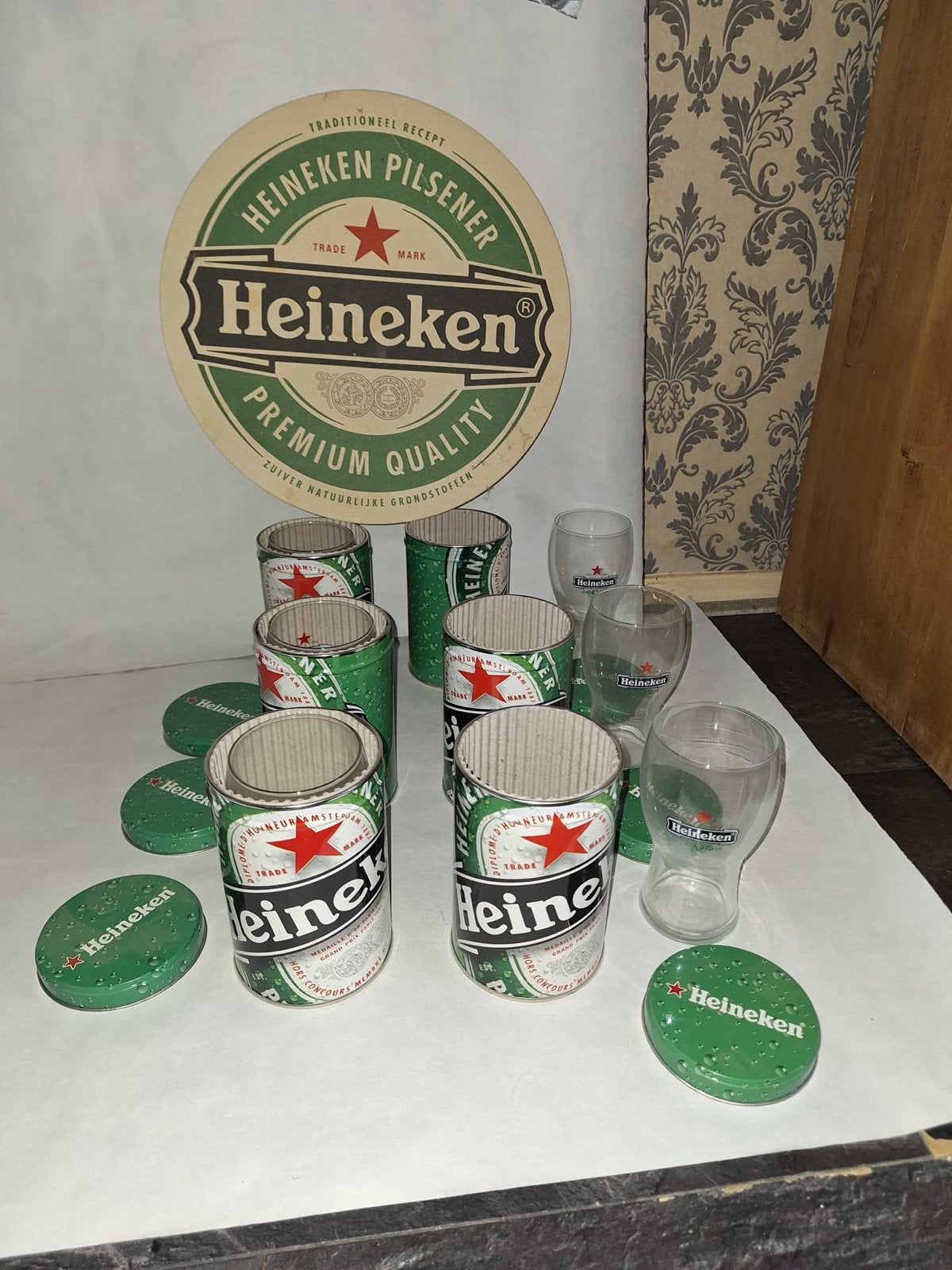Foto 19 van Grote Heineken verzameling: meerdere dozen vol memorabilia