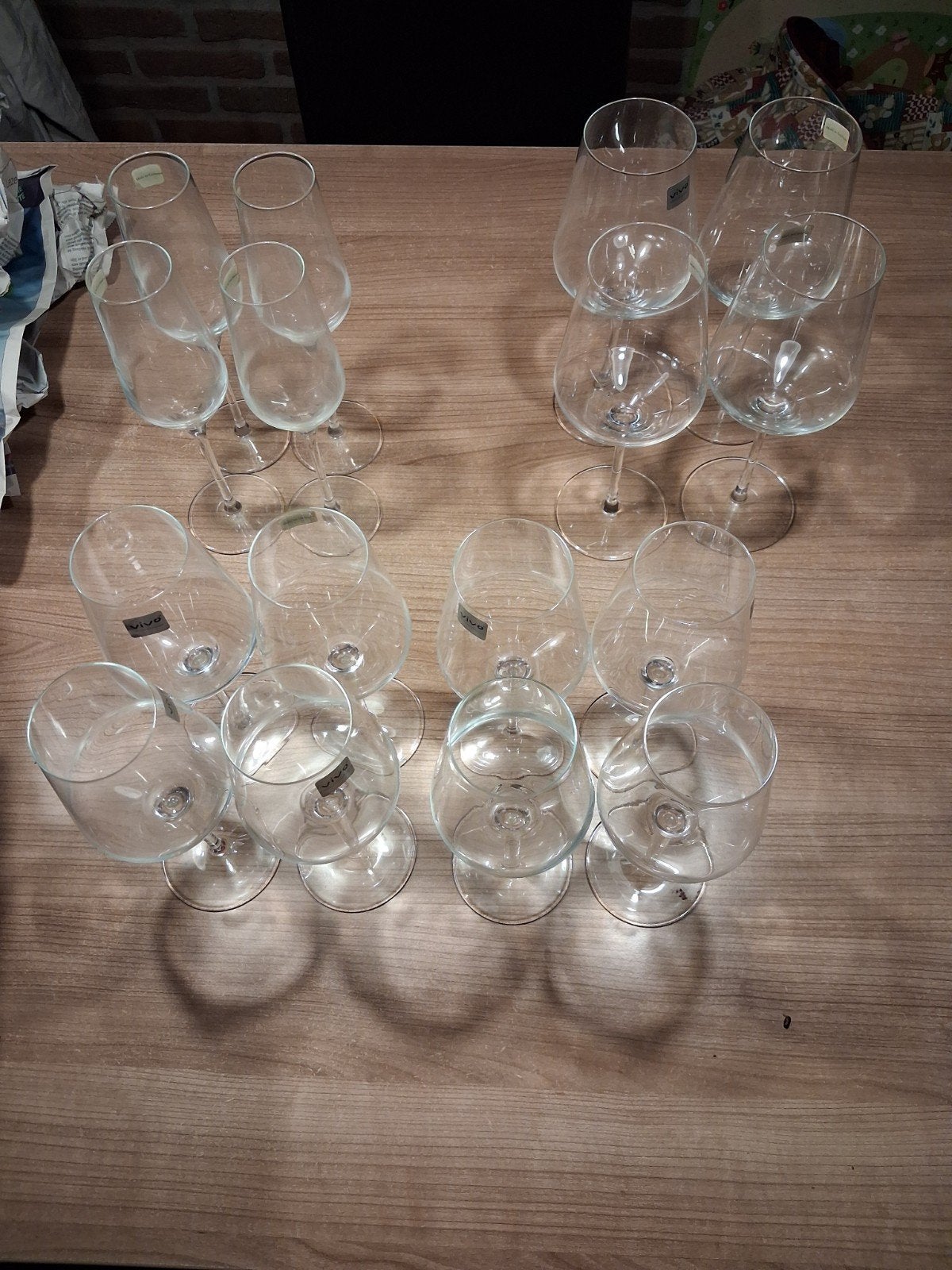 VIVO kristalglazen, Ophalen of Verzenden, Nieuw, Overige typen