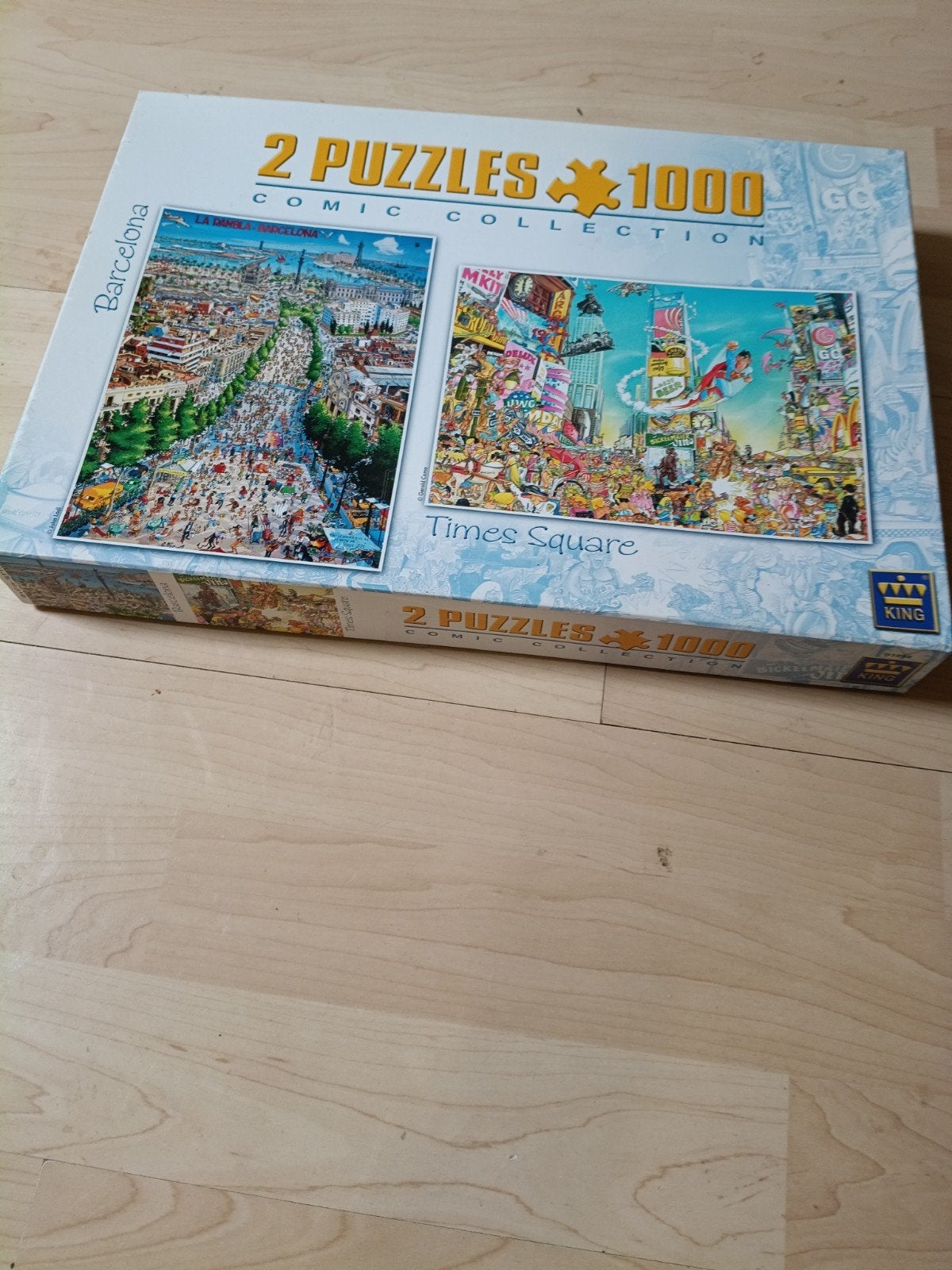 Comic collection Barcelona en Times square, Ophalen of Verzenden, 500 t/m 1500 stukjes, Zo goed als nieuw