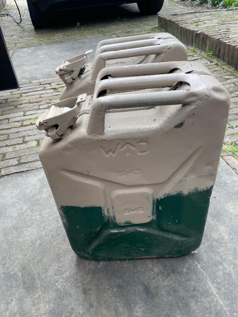 Jerrycan WO2 engels, Ophalen, Landmacht, Engeland, Overige typen