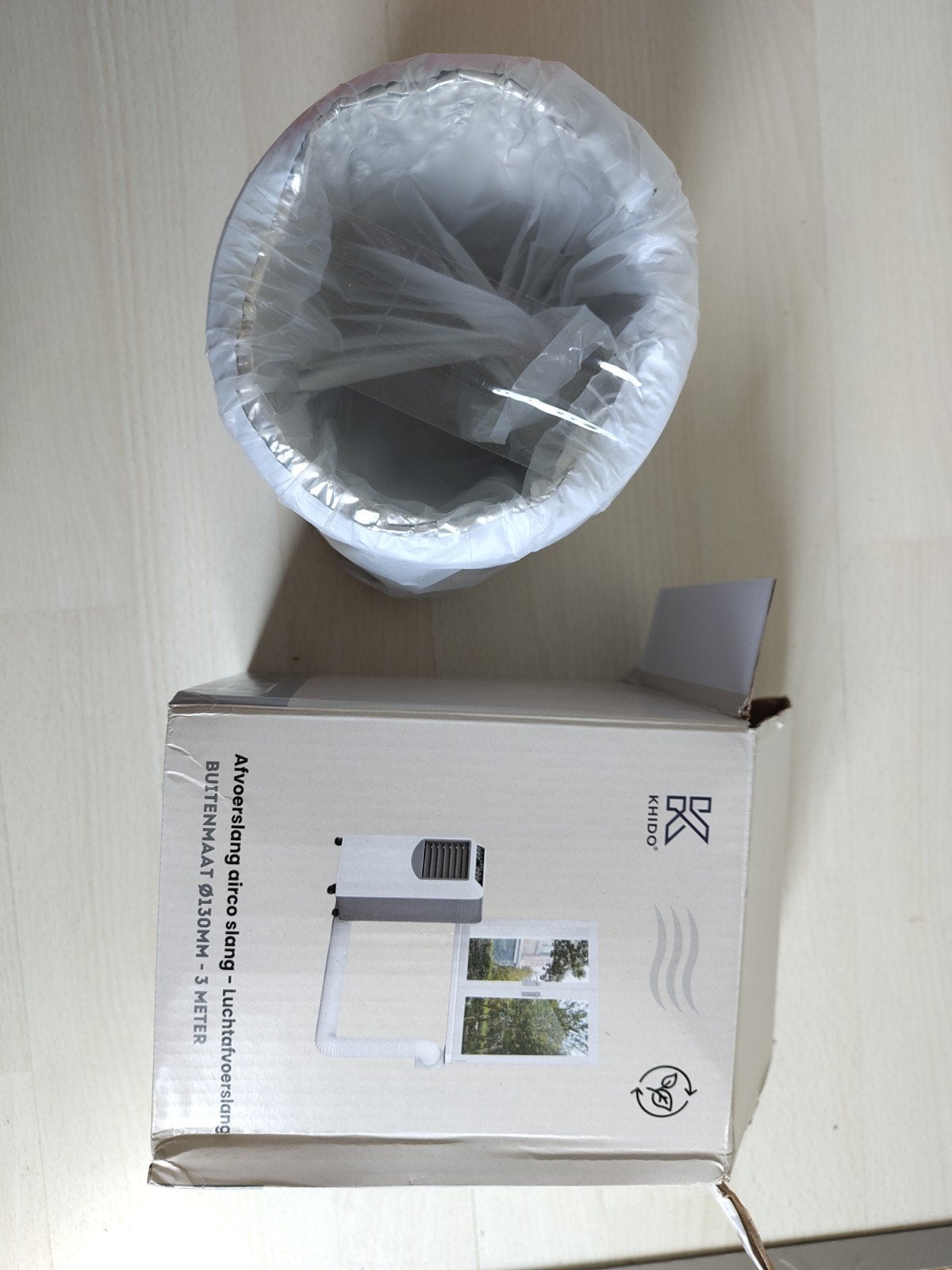 Nieuwe afvoerslang airco - 3 meter, Ø130mm, Ophalen of Verzenden, Nieuw, Wandairco, 3 snelheden of meer