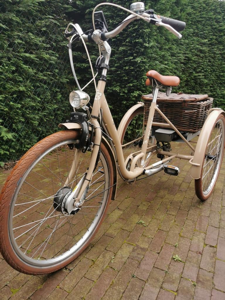 Elektrische driewieler fiets tri-bike papillon perfect staat, Ophalen of Verzenden, Gebruikt, Onbekend