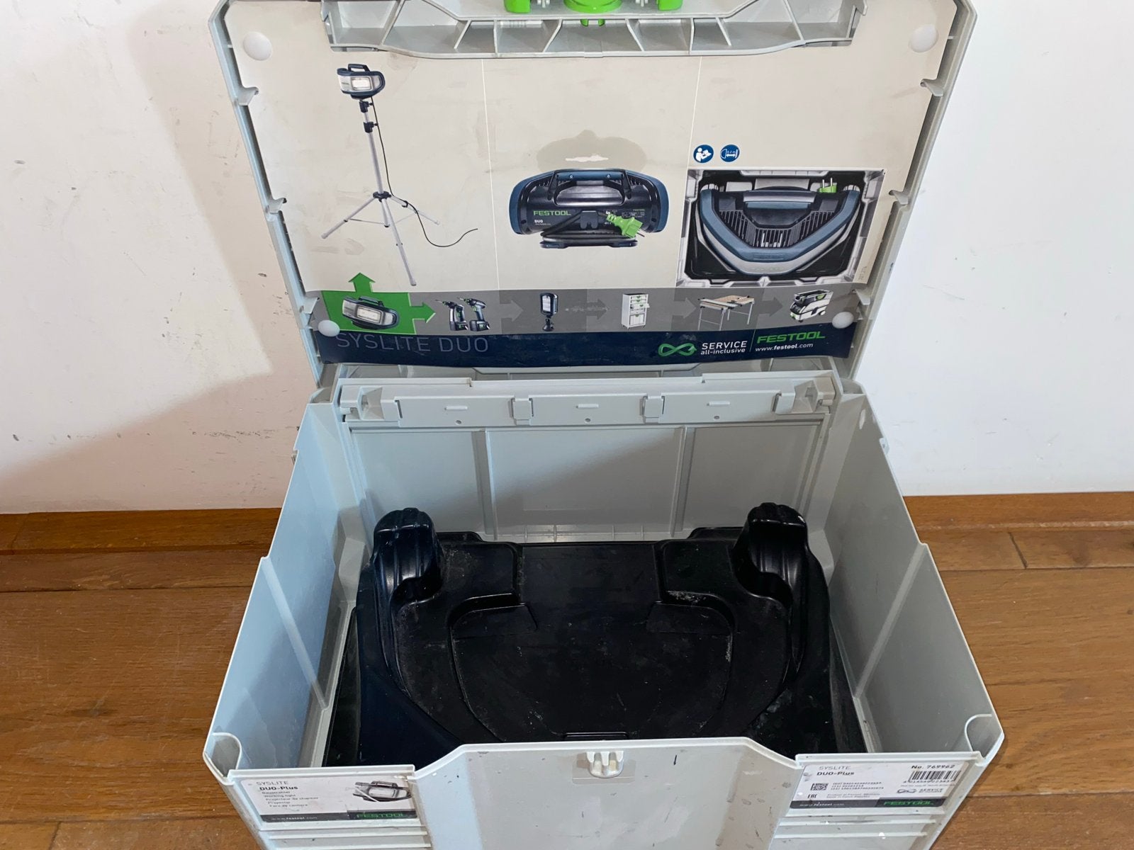 Festool Systainer voor DUO SYSLITE met inlay en dekselkaart, Doe-het-zelf en Verbouw, Gereedschap | Overige machines, Ophalen of Verzenden