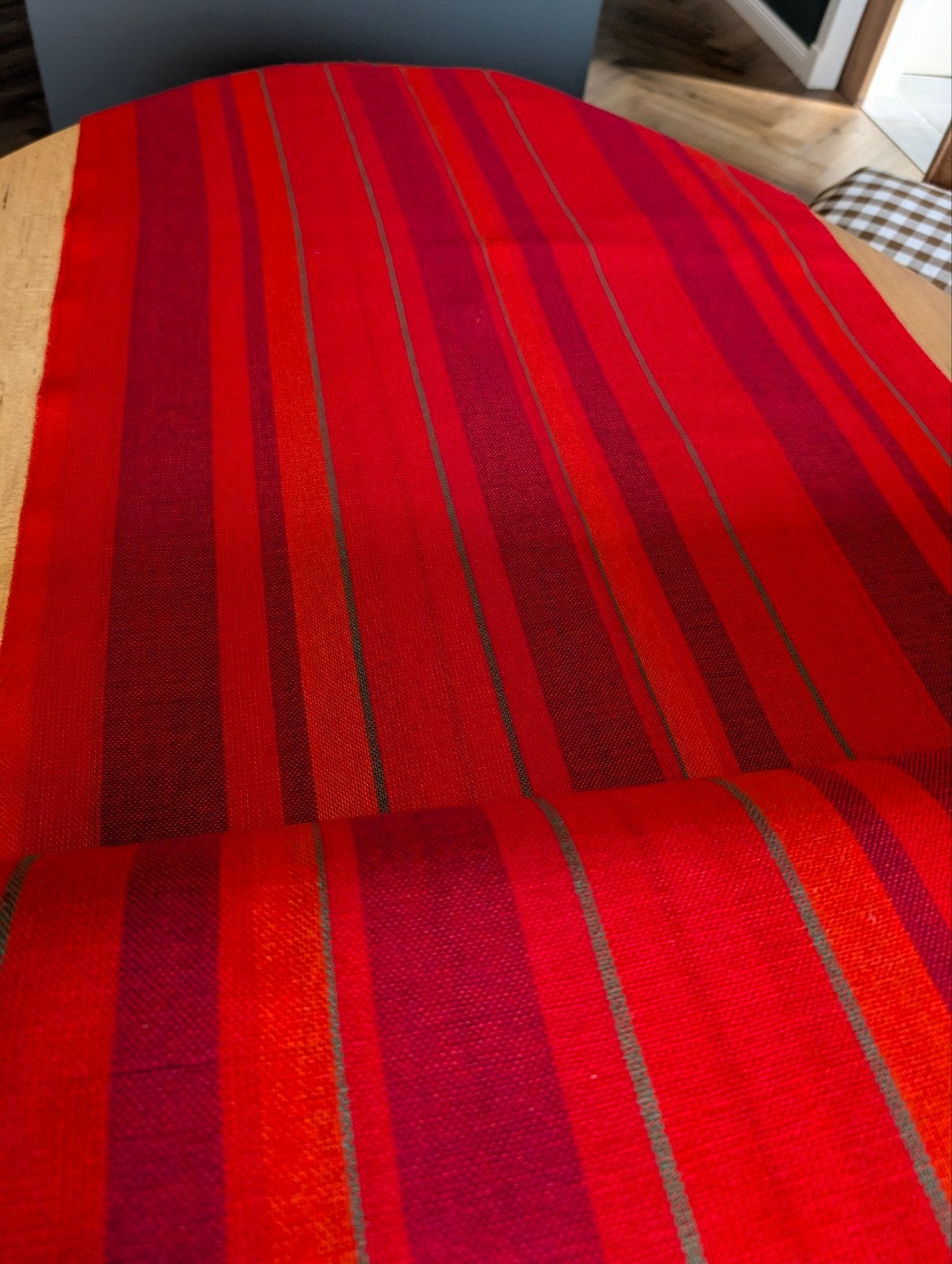 Vintage geweven stof p.m., Ophalen, Katoen, 30 tot 200 cm, 120 cm of meer
