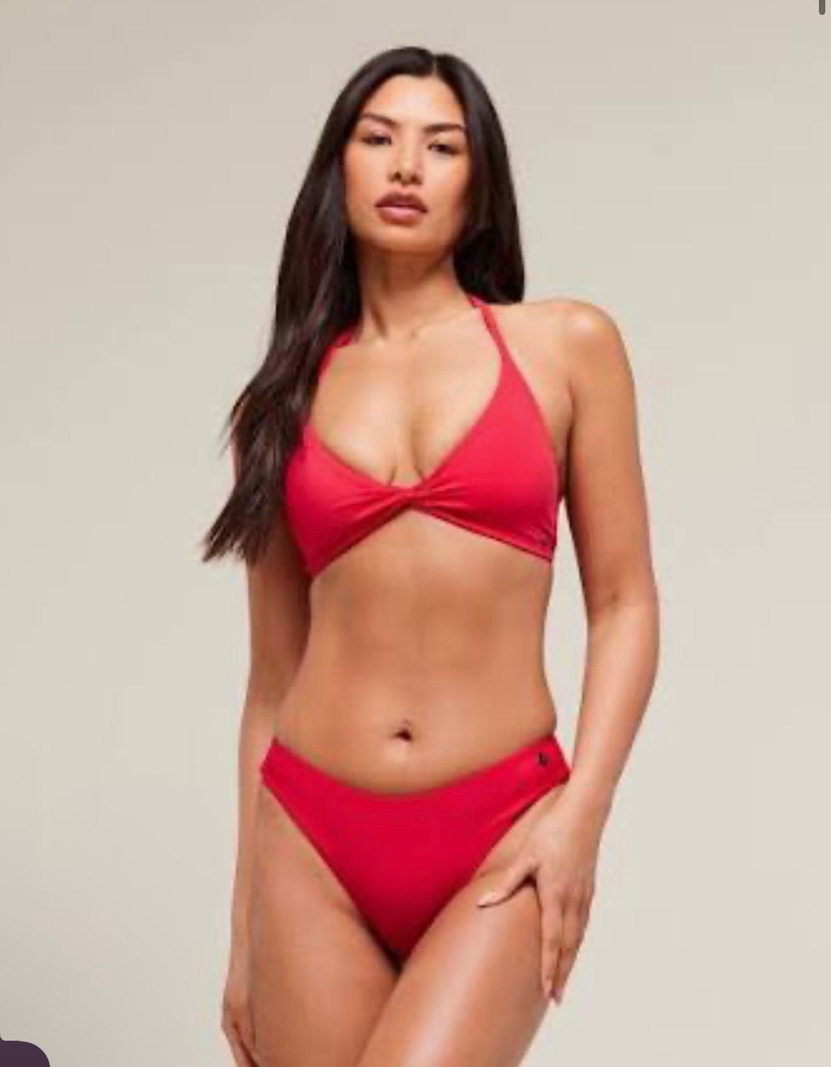 Gymshark dames bikini kleur rood mt M, Kleding | Dames, Ophalen of Verzenden, Zo goed als nieuw, Rood, Bikini