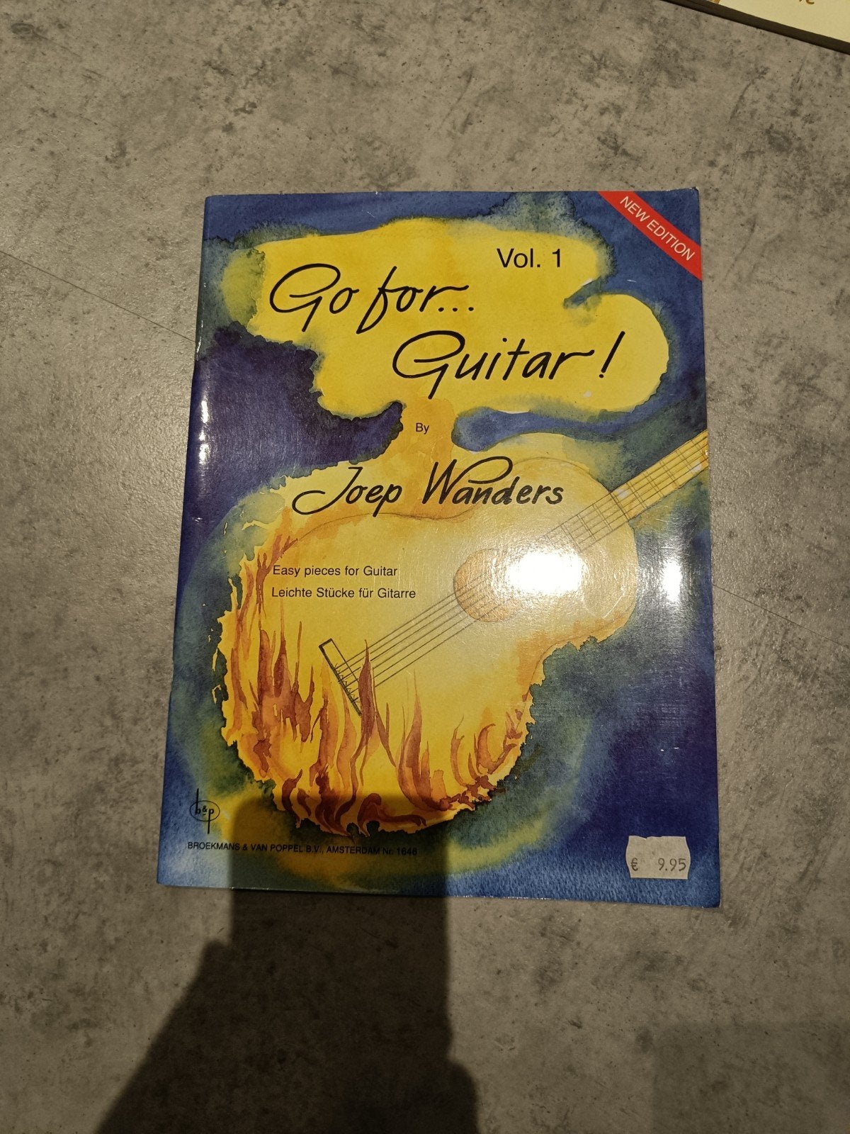 Go for... Guitar! Vol. 1 - Joep Wanders (Gitaarlesboek), Overige genres, Les of Cursus, Ophalen of Verzenden, Gitaar