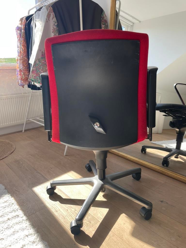 Bureaustoel, Ophalen of Verzenden, Zo goed als nieuw, Bureaustoel, Rood