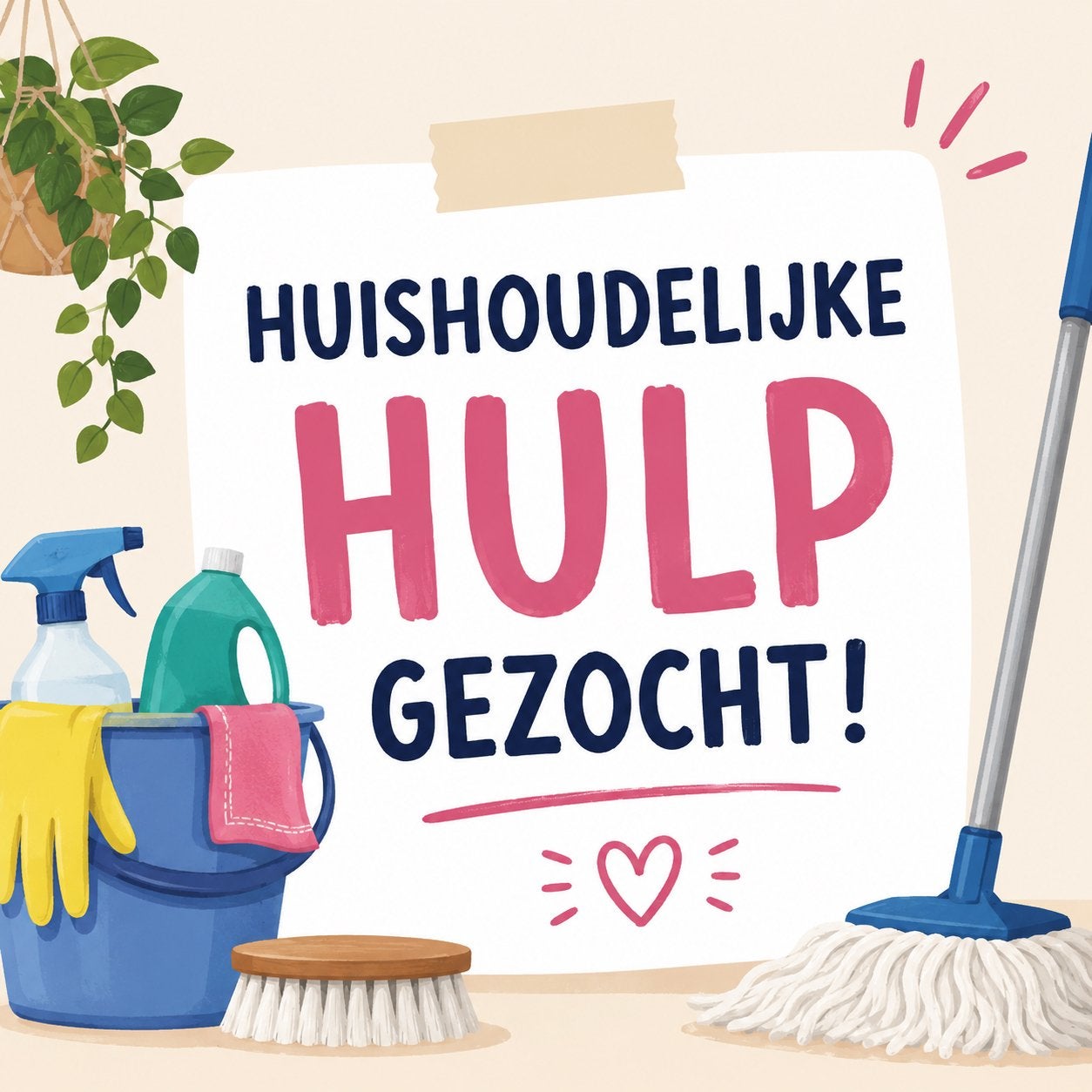 Huishoudelijke hulp gezocht in Zelhem!, Schoonmaken
