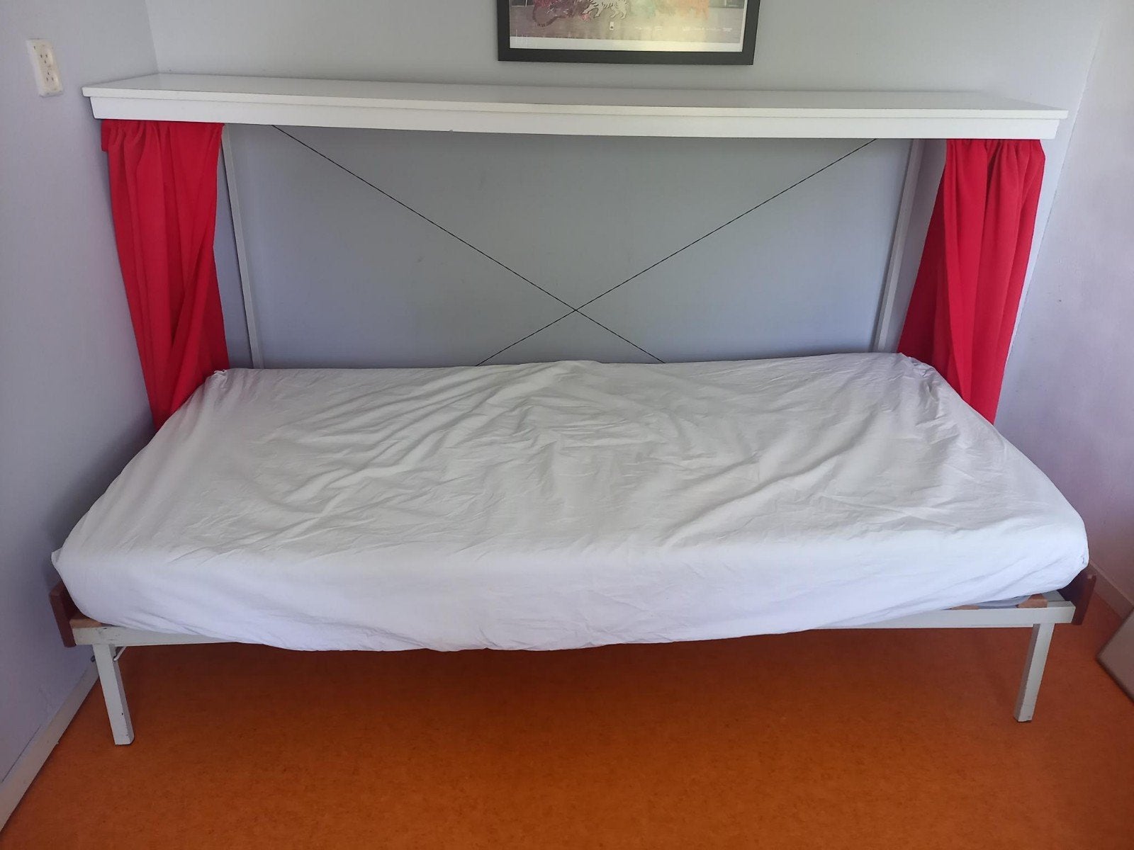Opklapbed, Ophalen, Gebruikt, 75 cm of meer, 50 tot 100 cm