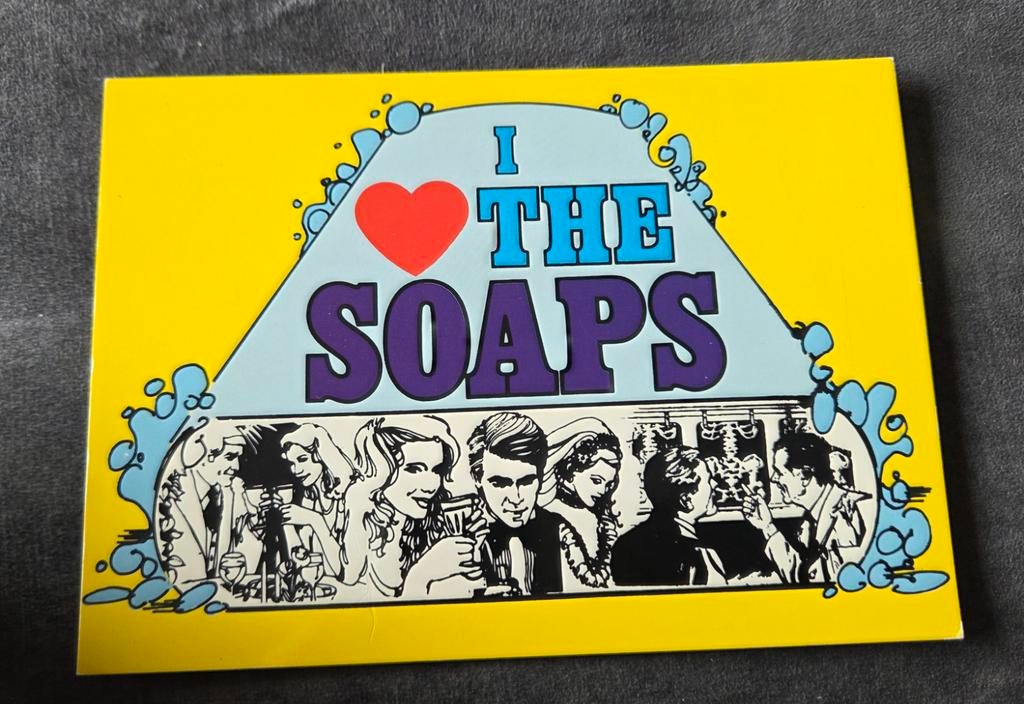 I love the soaps - Ik hou van soapseries, Verzamelen, Ansichtkaarten | Themakaarten, Ongelopen, Overige thema's, Verzenden