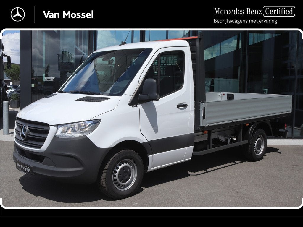 Mercedes-Benz Sprinter 317 CDI Aut. L2 Pro Open Laadbak |AIR, Auto's, Bestelauto's, Automaat, Gebruikt, 4 cilinders, Wit