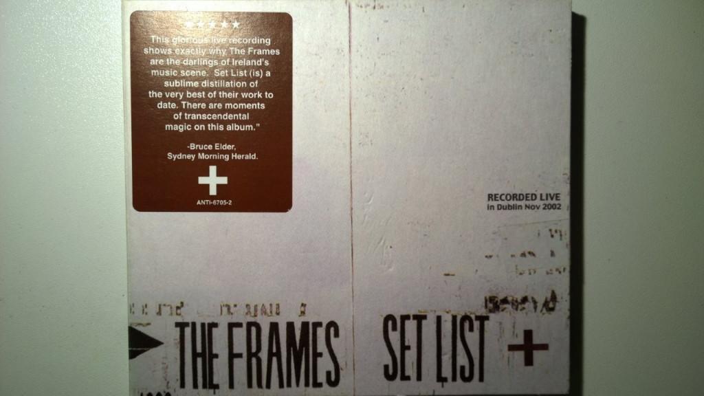 The Frames - Set List, Cd's en Dvd's, Ophalen of Verzenden, Zo goed als nieuw, Poprock