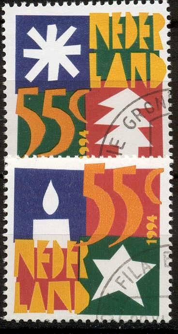 Nederland  1628 - 1629  gestempeld, Postzegels en Munten, Postzegels | Nederland, Ophalen of Verzenden, Gestempeld