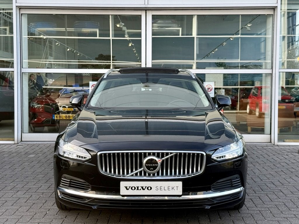 Volvo V90 T6 340PK Recharge Inscription| Pano| Adap.Cruise|, Auto's, Volvo, Parkeercamera, 4 cilinders, Vierwielaandrijving, Hybride Elektrisch/Benzine