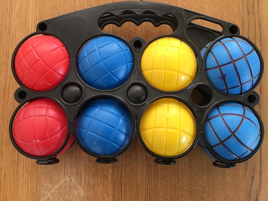 Jeu de boules voor kinderen met 8 ballen., Ophalen of Verzenden, Zo goed als nieuw