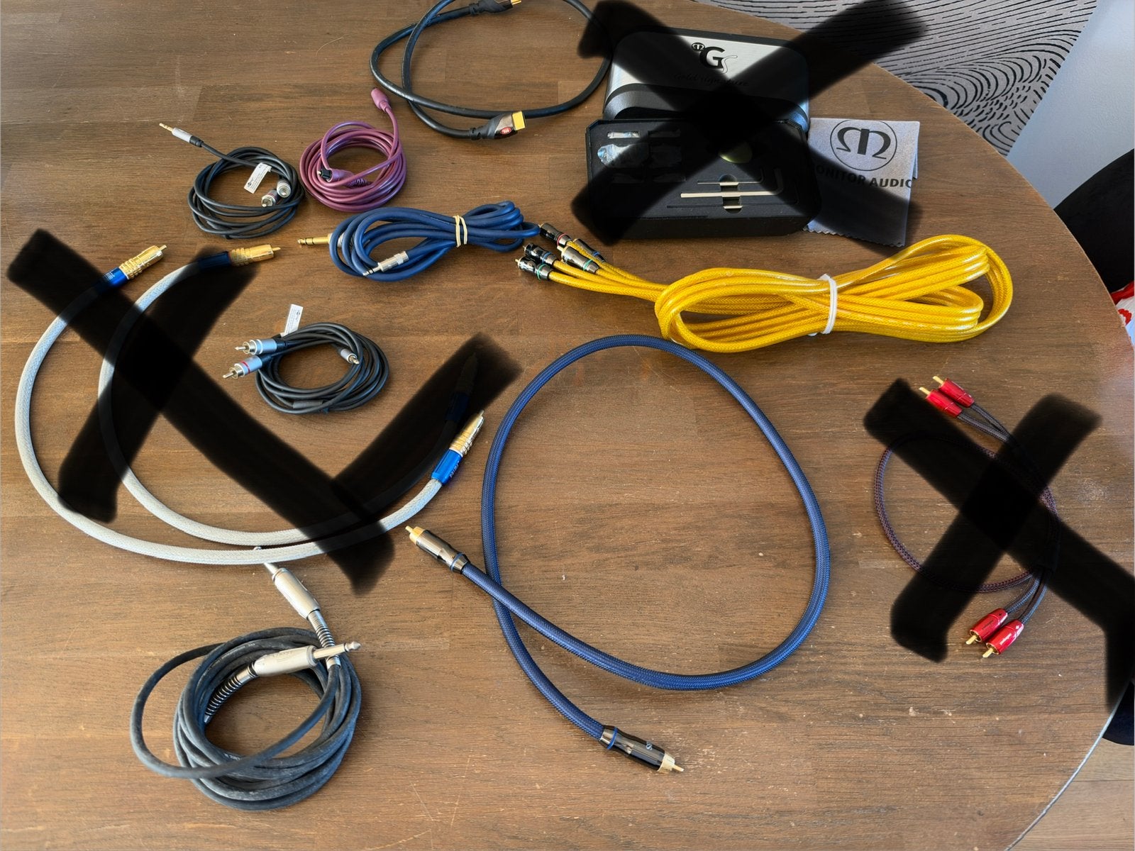 High-End HiFi kabelpakket – Tara Labs, AudioQuest, Monster &, Ophalen of Verzenden, Gebruikt, Minder dan 2 meter, Interlink-kabel