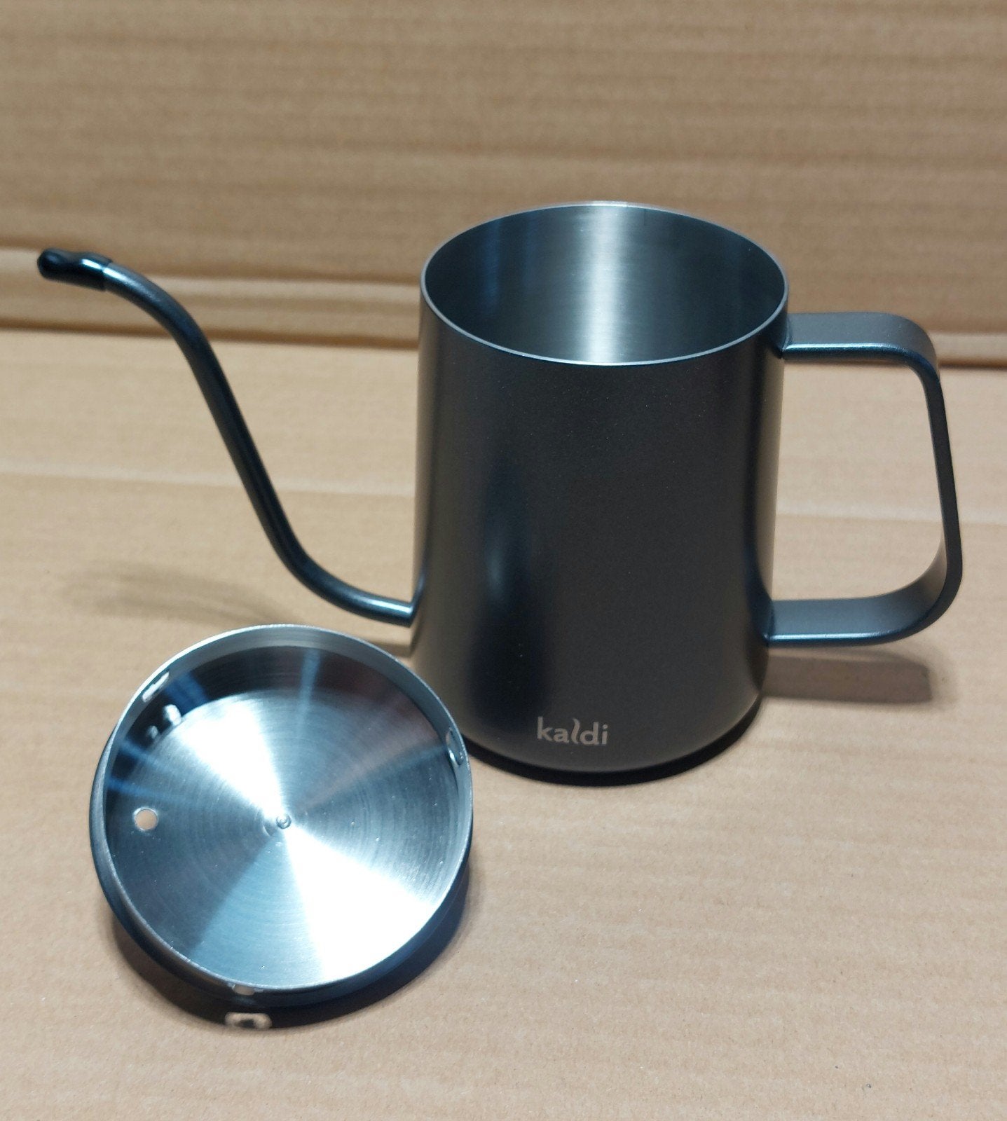 Kaldi Koffiepot Zwart 600ml l, Theepot/fluitketel, Nieuw, Ophalen of Verzenden, Zwart