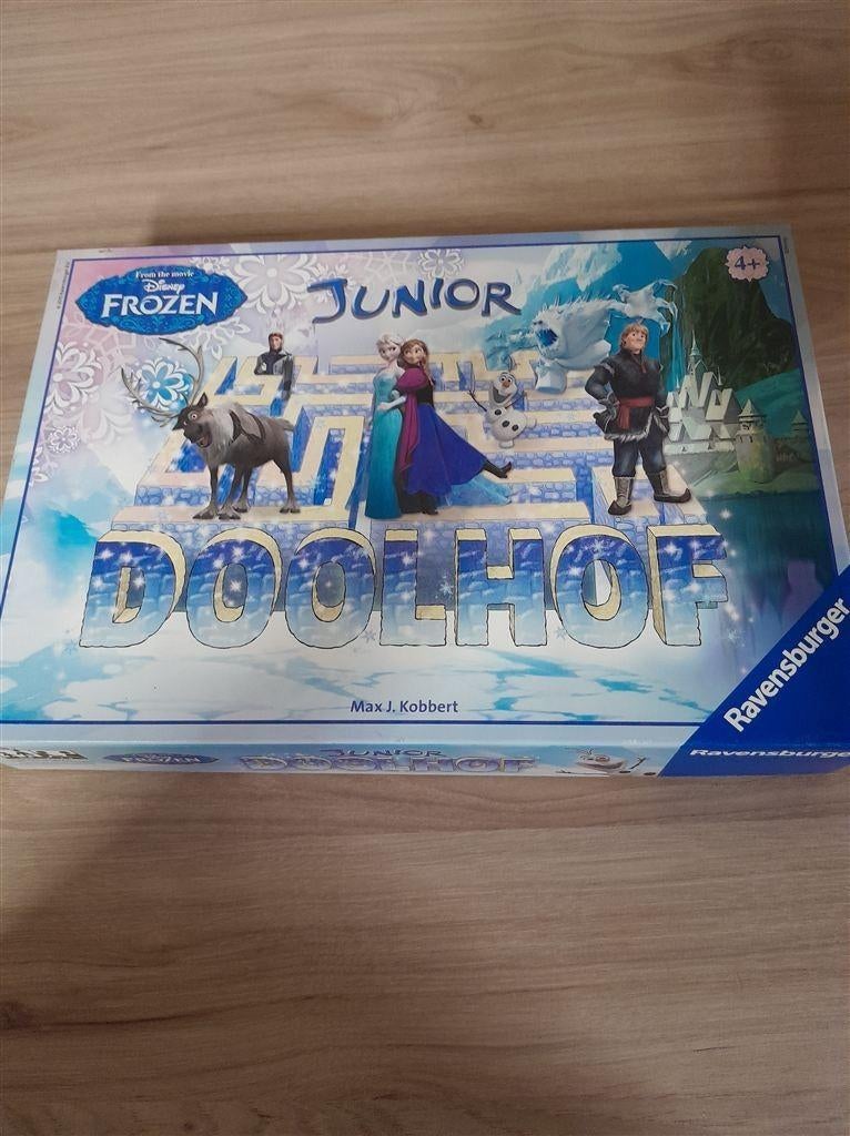 Doolhof Frozen disney - s4461, Hobby en Vrije tijd, Gezelschapsspellen | Bordspellen, Verzenden, Zo goed als nieuw