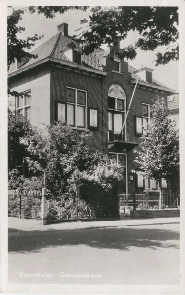 Bunschoten – Spakenburg  Gemeentehuis, Verzenden, 1960 tot 1980, Gelopen, Utrecht