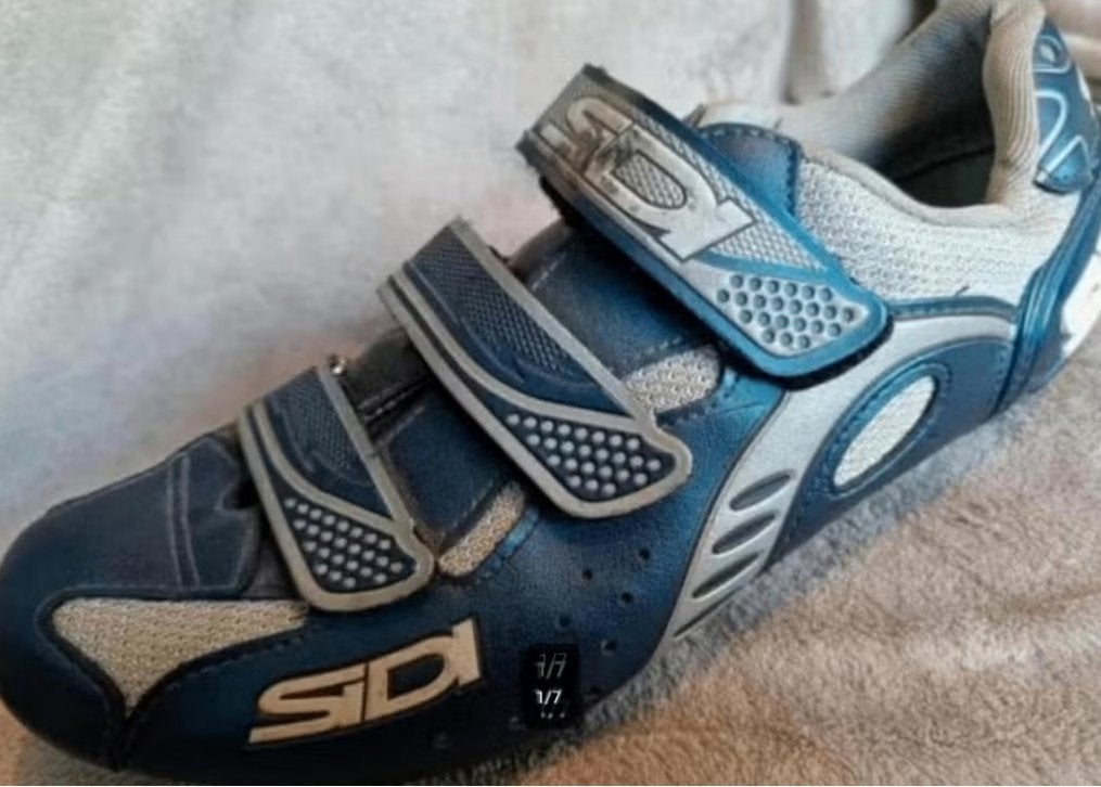 Sidi fietsschoenen maat 44 met look plaatjes, Gebruikt, Schoenen, Overige maten, Ophalen of Verzenden