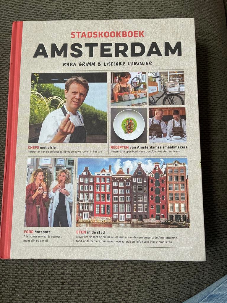 STADSKOOKBOEK AMSTERDAM - Mara Grimm & Liselore Chevalier, Boeken, Kookboeken, Ophalen of Verzenden, Zo goed als nieuw, Nederland en België