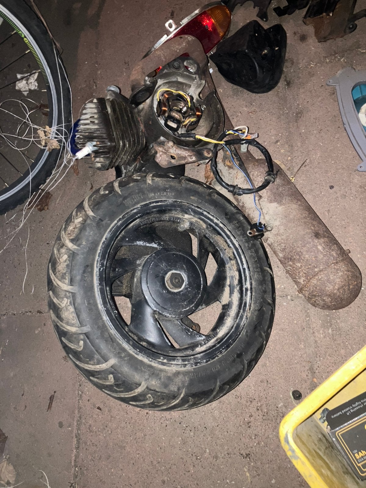 50cc scooter blok, Ophalen of Verzenden, Gebruikt, Blok