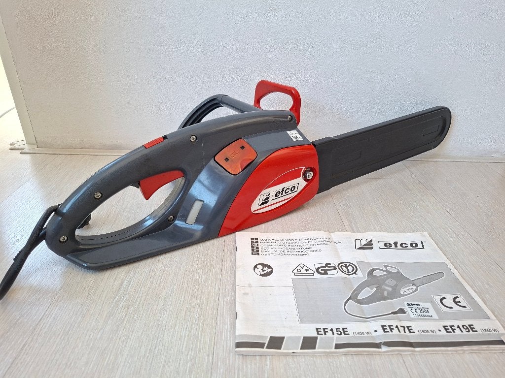 Efco EF17E elektrische kettingzaag - 1600W, Ophalen, Gebruikt, 70 mm of meer, Kettingzaag