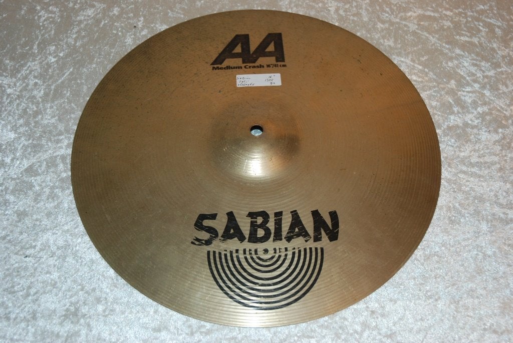 Sabian AA medium crash bekken 1325gr 16 inch  <26260965>, Sabian, Gebruikt, ., Drums of Percussie