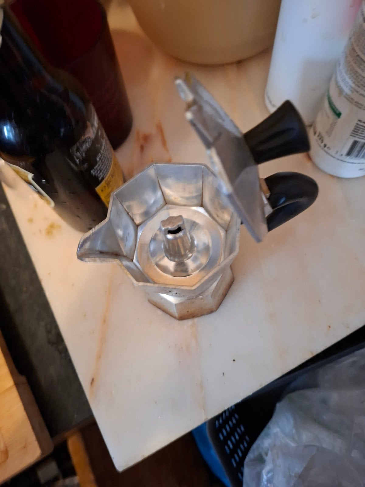Percolator - De enige echte uit Italië, schoon gepoetst, Witgoed en Apparatuur, Koffiezetapparaten, Ophalen of Verzenden