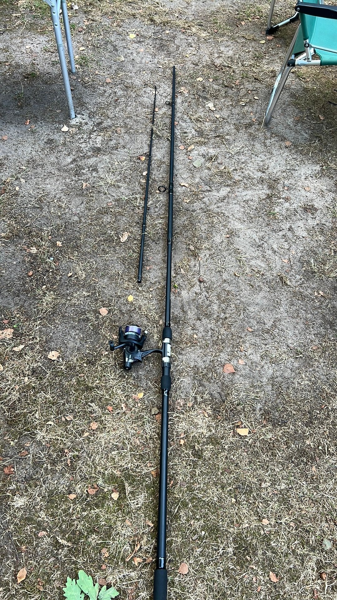 Black phantom 2 carper hengel, Watersport en Boten, Ophalen of Verzenden, Zo goed als nieuw, Werphengel