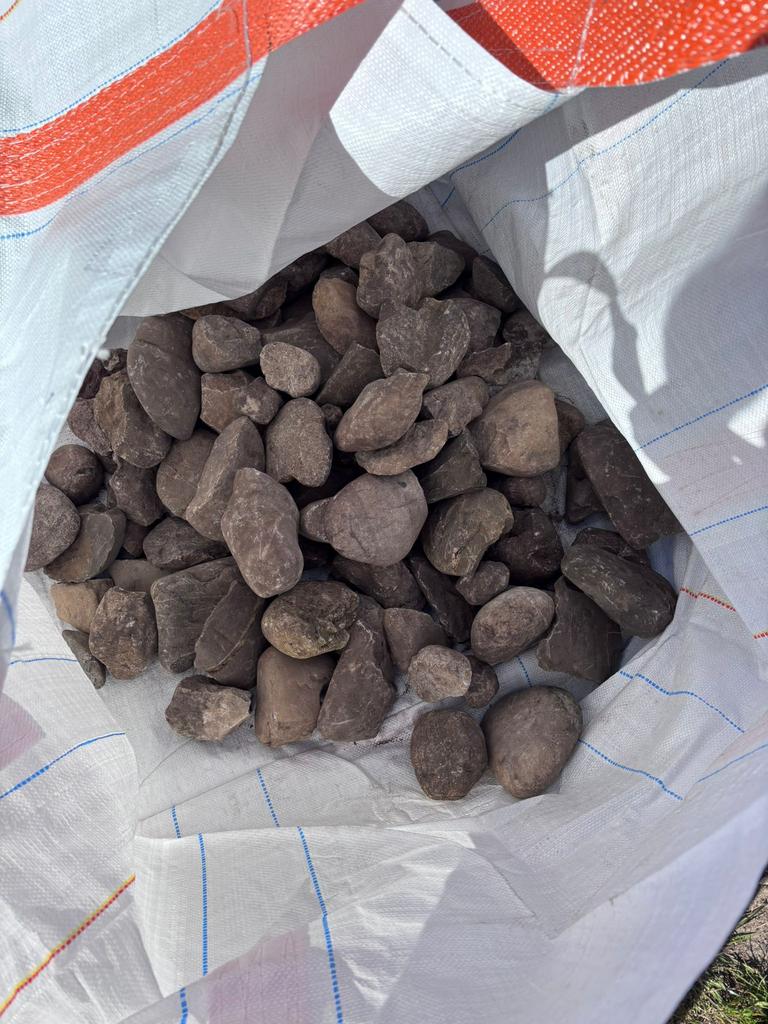 Zwerfkeien, veld stenen, grind in big bags, Tuin en Terras, Grind, Keien en Split, Ophalen, Overige materialen, Gebruikt, Kei