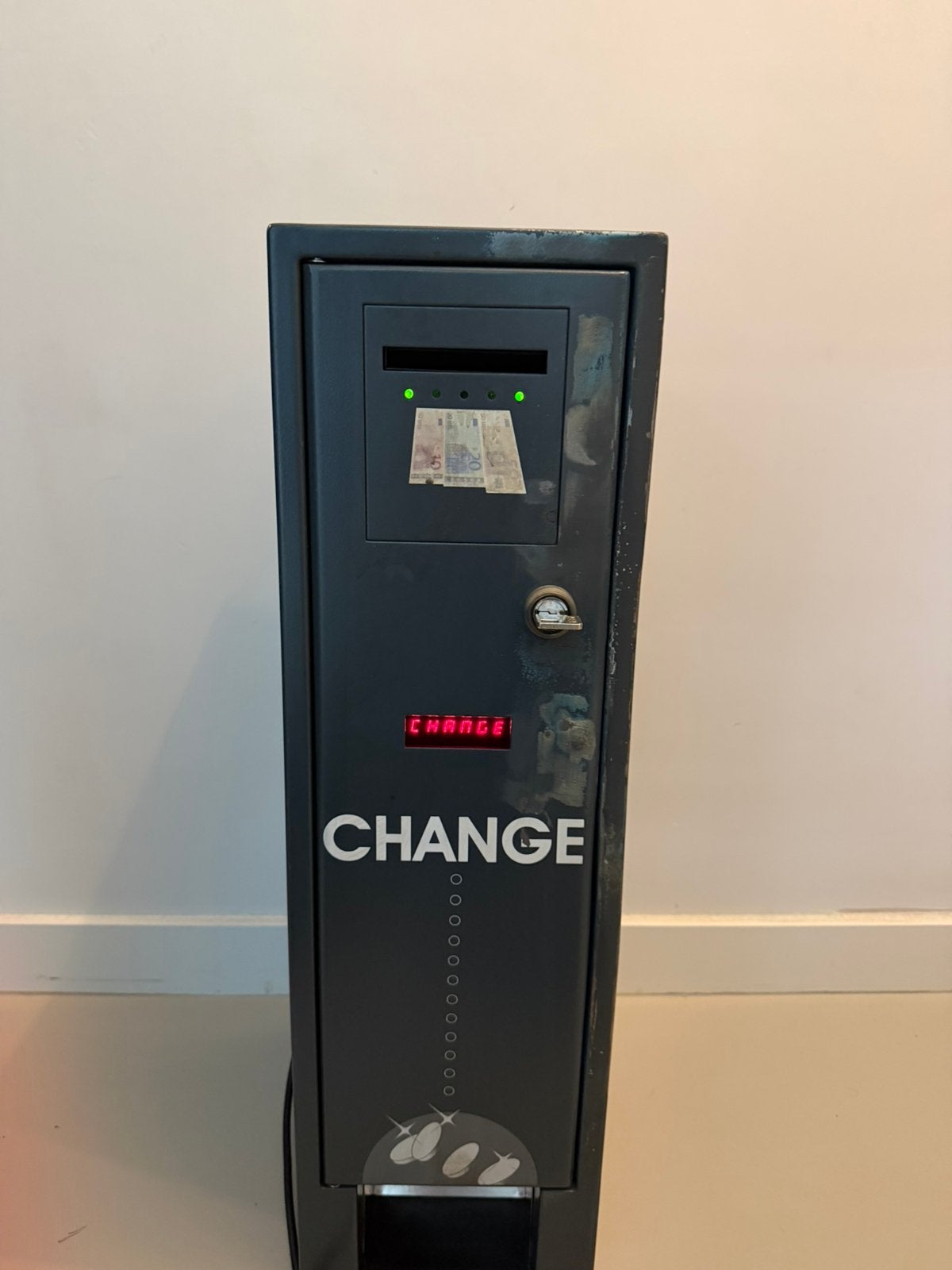 Wisselautomaat, Ophalen, Gebruikt