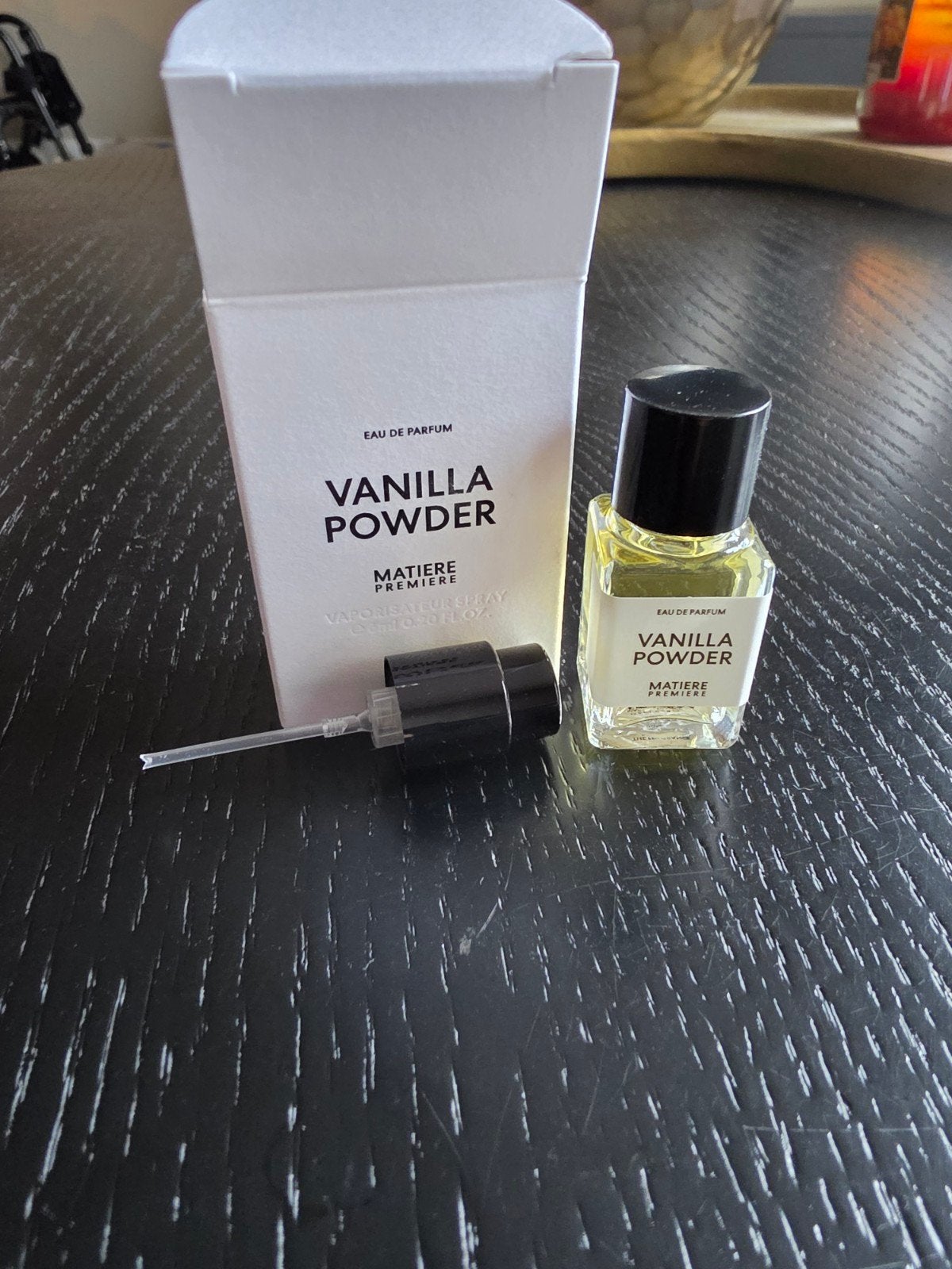 matiere premiere vanilla powder, Ophalen
