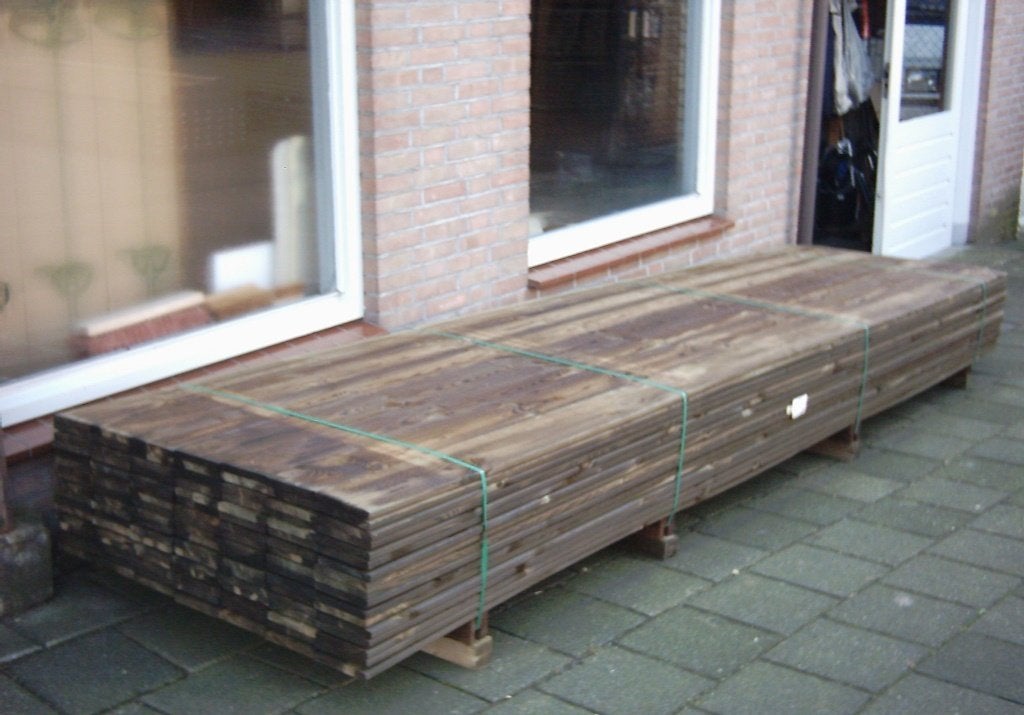 Geimpregneerde planken Nieuwe 34/4.00 mtr 17x140mm ACTIE, Ophalen, Nieuw, 250 cm of meer, Planken