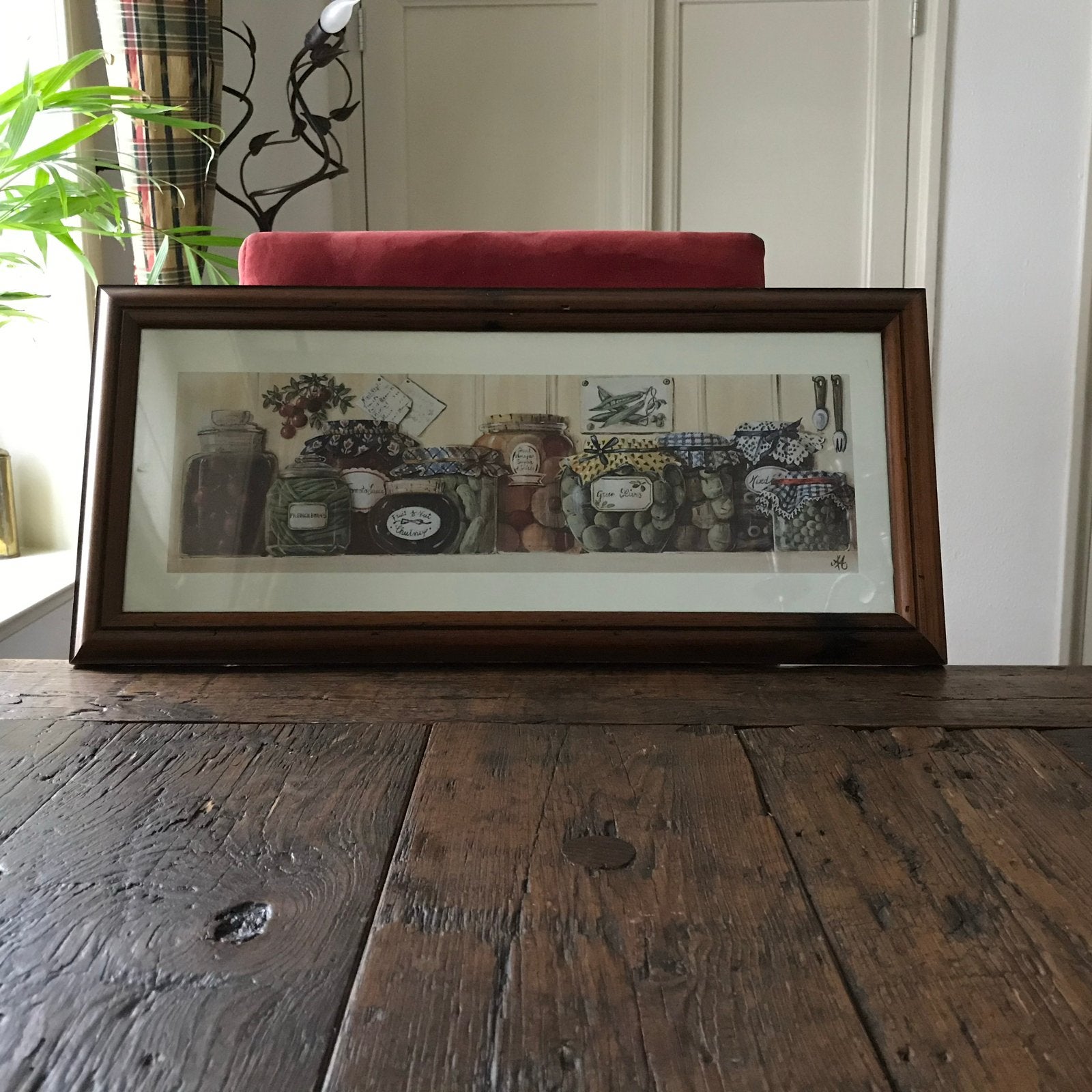 Decoratieve Keukenpotjes Lijst - Vintage Stijl, Gebruikt, Ophalen of Verzenden, Print, Minder dan 50 cm