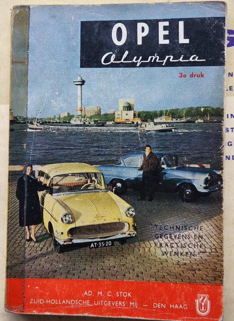 Oude boeken auto's en techniek. Vintage Opel Olympia Rekord, Ophalen of Verzenden, Gelezen, Overige merken