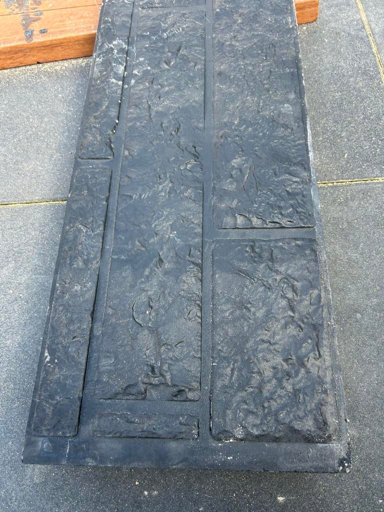 Betonplaat met rotsmotief 26cmx184cm (GECOAT), Ophalen, Overige typen, Nieuw, Beton