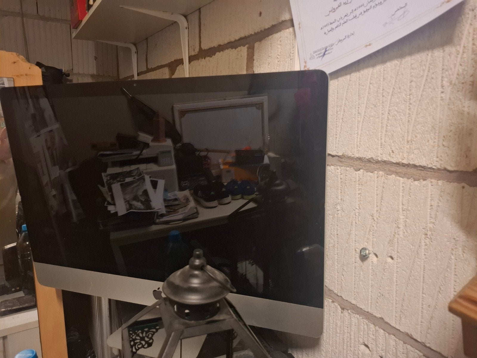Mooie Apple iMac Grote Scherm – In Goede Staat (All-in-One P, Ophalen of Verzenden, Hout, Inbouw, Houtkachel