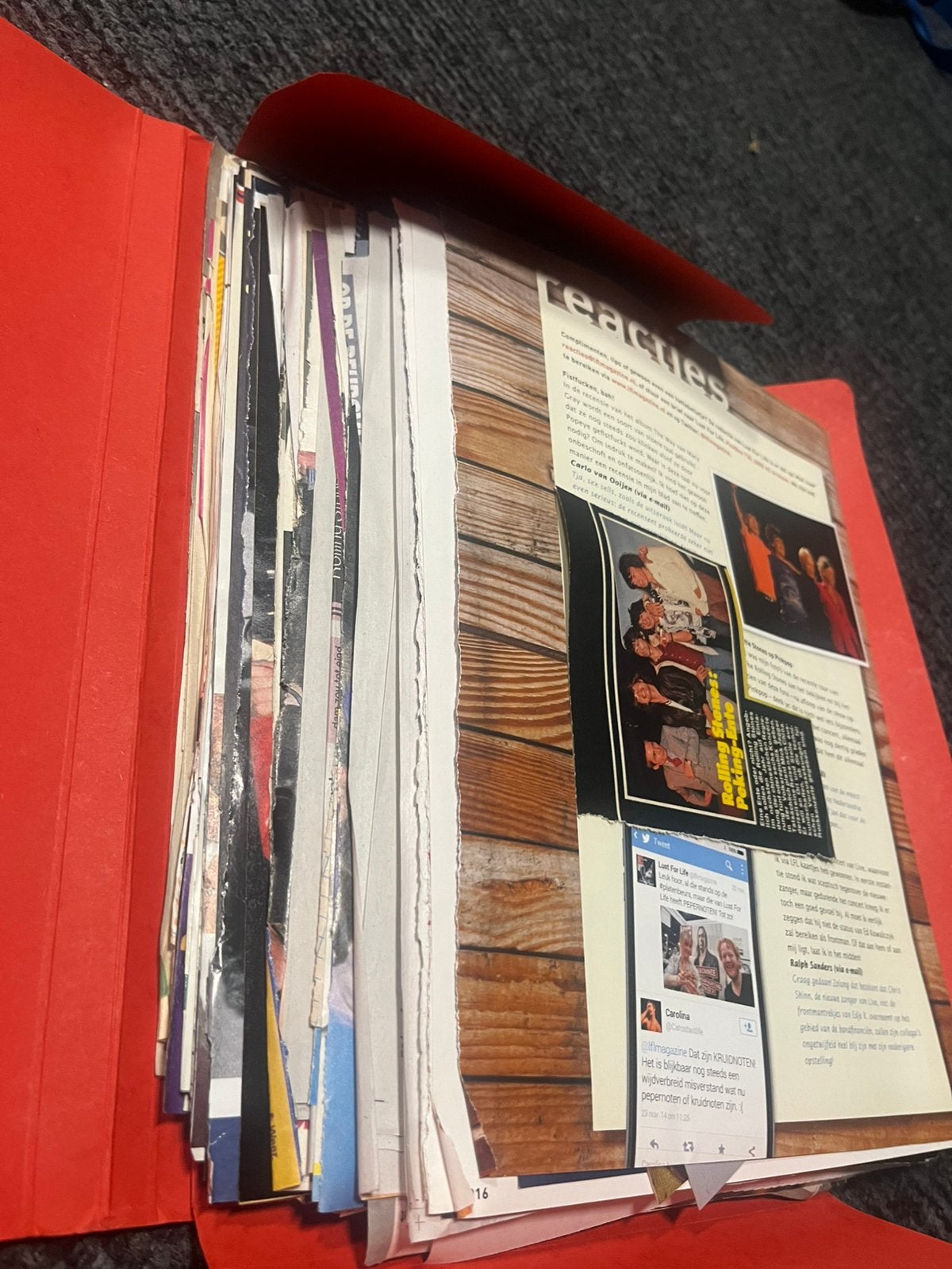 Grote stapel Rolling Stones items, Verzenden, 1980 tot heden, Tijdschrift