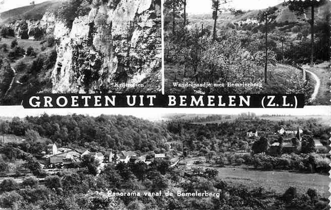 301-372-005 Bemelen Groeten uit, Verzamelen, Ophalen of Verzenden, Voor 1920, Limburg