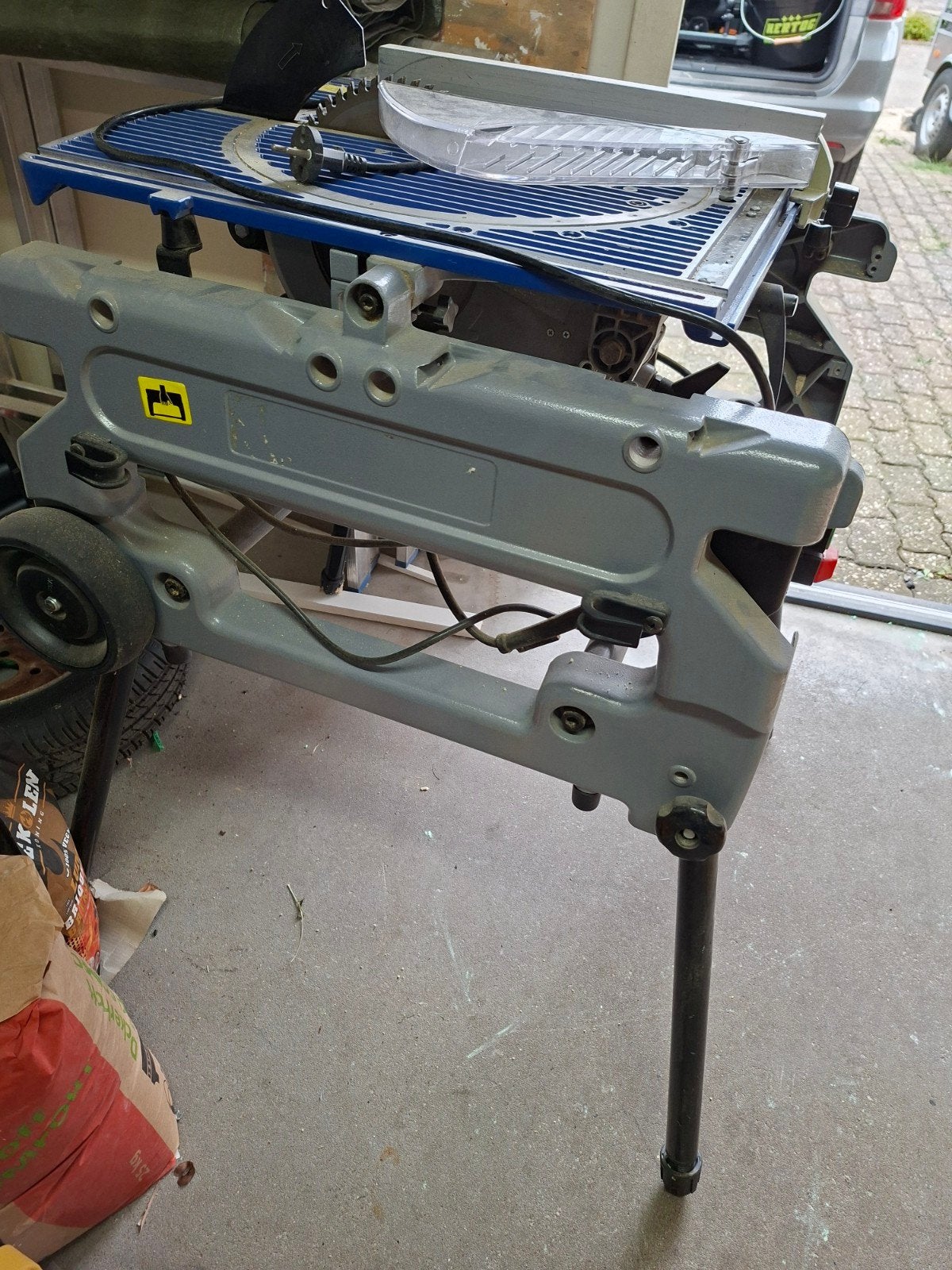 te koop afkort/kantelcirkelzaag, Ophalen, Cirkelzaag, Zo goed als nieuw, 30 tot 70 mm
