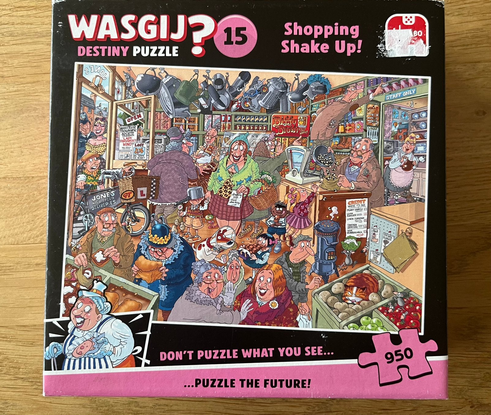 Wasgij puzzel 950 stukjes, Ophalen of Verzenden, 500 t/m 1500 stukjes, Zo goed als nieuw