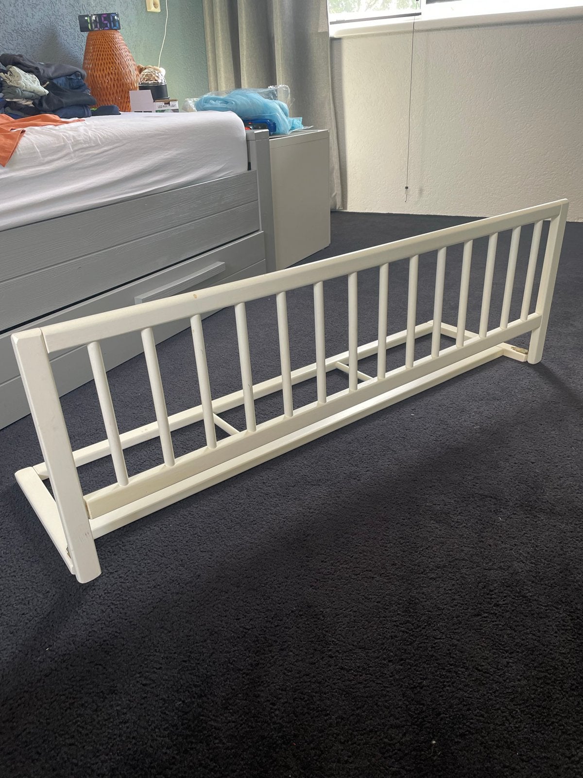 Bedhek wit, Ophalen, Gebruikt, Minder dan 140 cm, Minder dan 70 cm