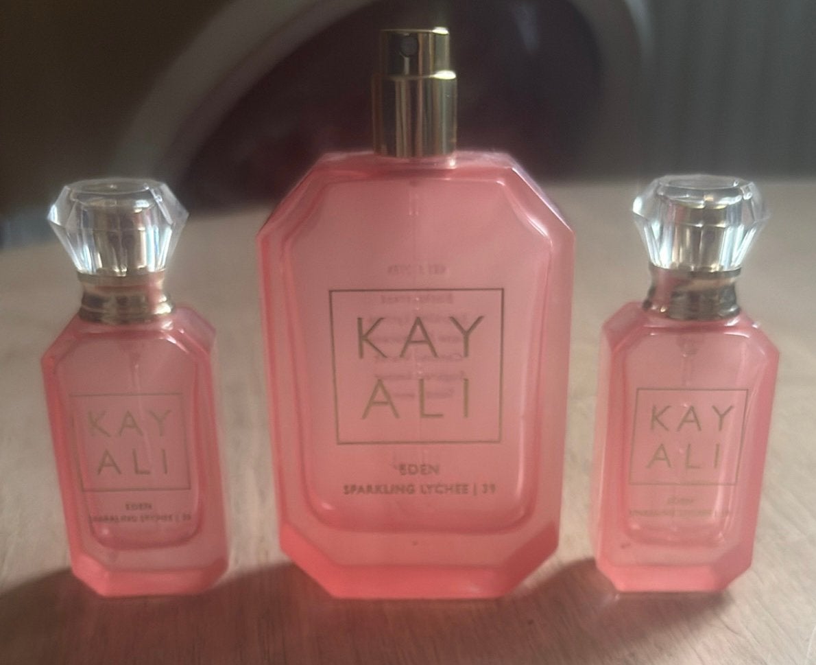 Lege flesjes Kayali Eden Sparkling Lychee | 39 Eau de Parfum, Ophalen of Verzenden, Zo goed als nieuw