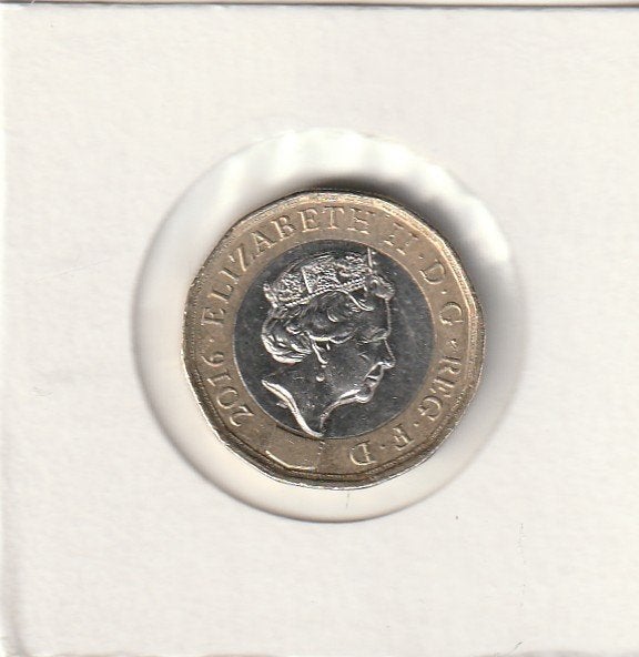 engeland munten 1 pound 2016, Ophalen of Verzenden, Overige landen, Losse munt