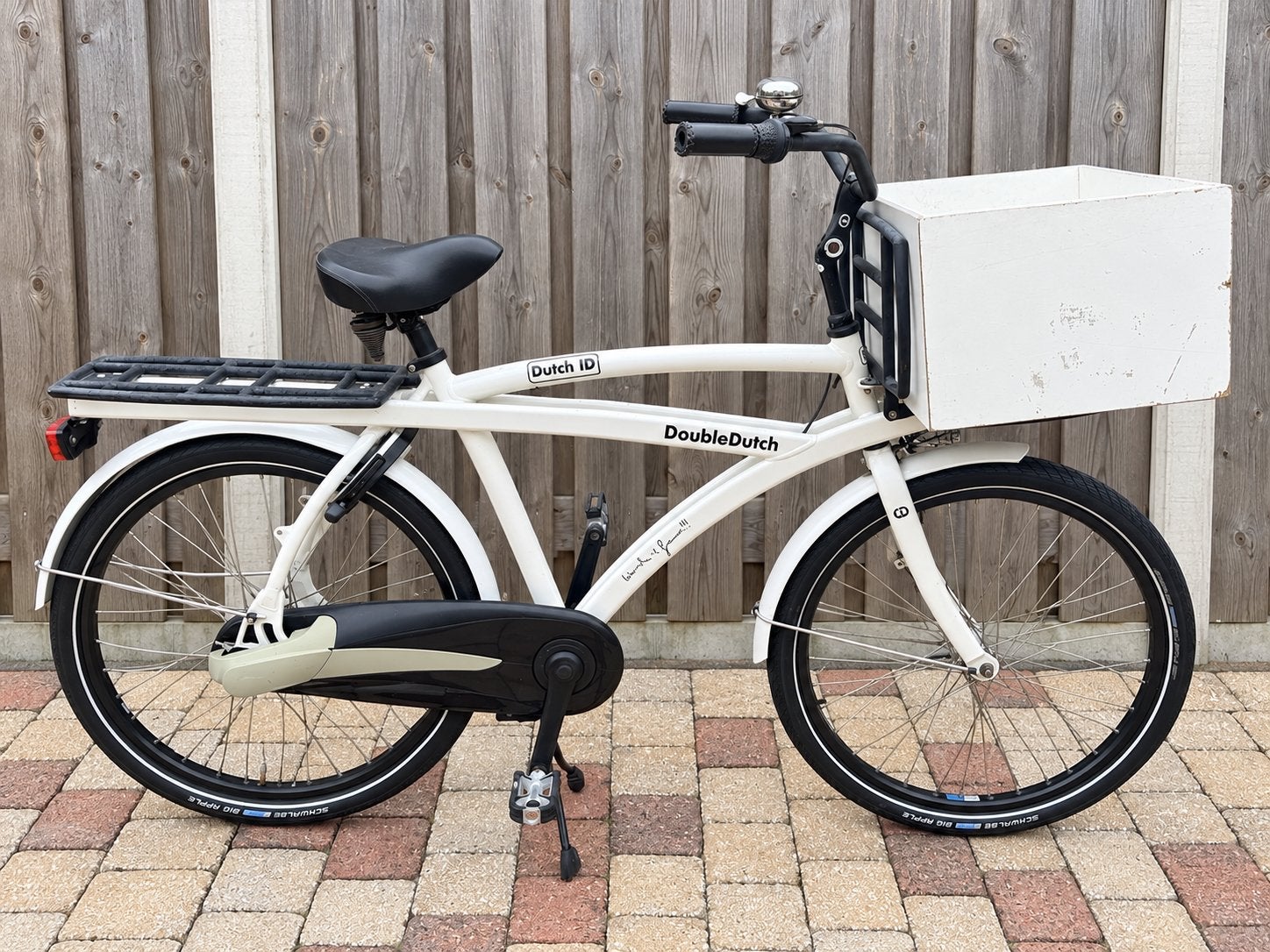 Dutch ID DoubleDutch transportfiets – 3 versnellingen, 51 tot 55 cm, Ophalen, Zo goed als nieuw, Staal