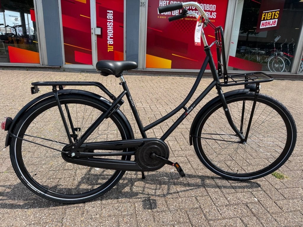 Fietshokje Beverwijk: Raaks Omafiets Dutch met rekje NIEUW, Niet ingevuld, Terugtraprem, Niet ingevuld, Nieuw